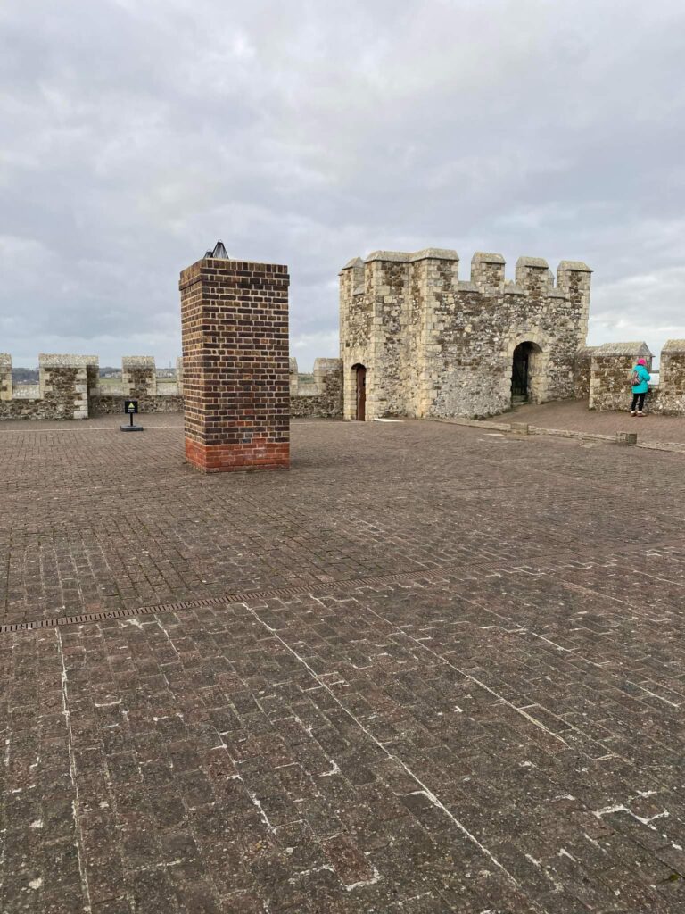 Rooftop of Dover Castle tower
