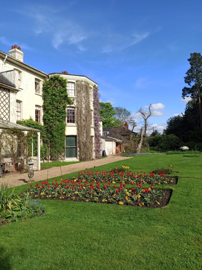 View of the garden at Down house