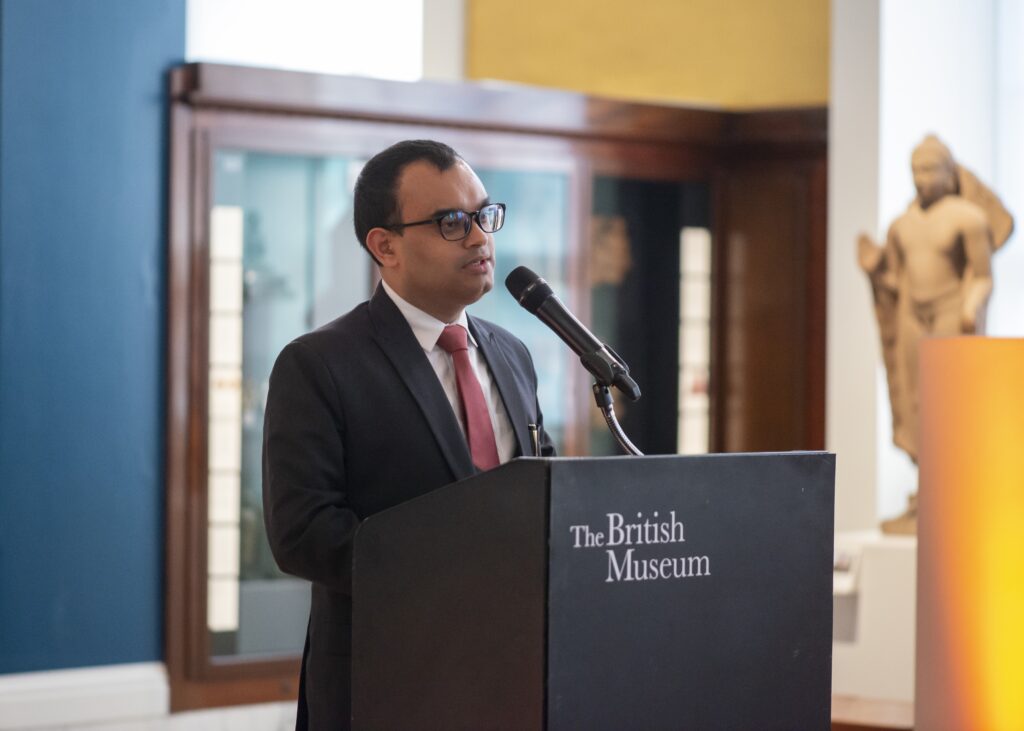 Pankaj Protim Bordoloi (ITP fellow 2018) speaking at the MLvM event.