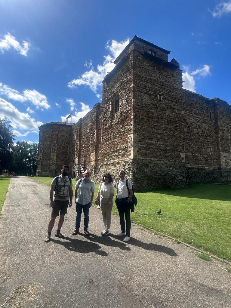 (L-R) Ciprian Dobra, Thomas Kiely, Elif Büyükgençoğlu and Aymen Chihaoui in Colchester