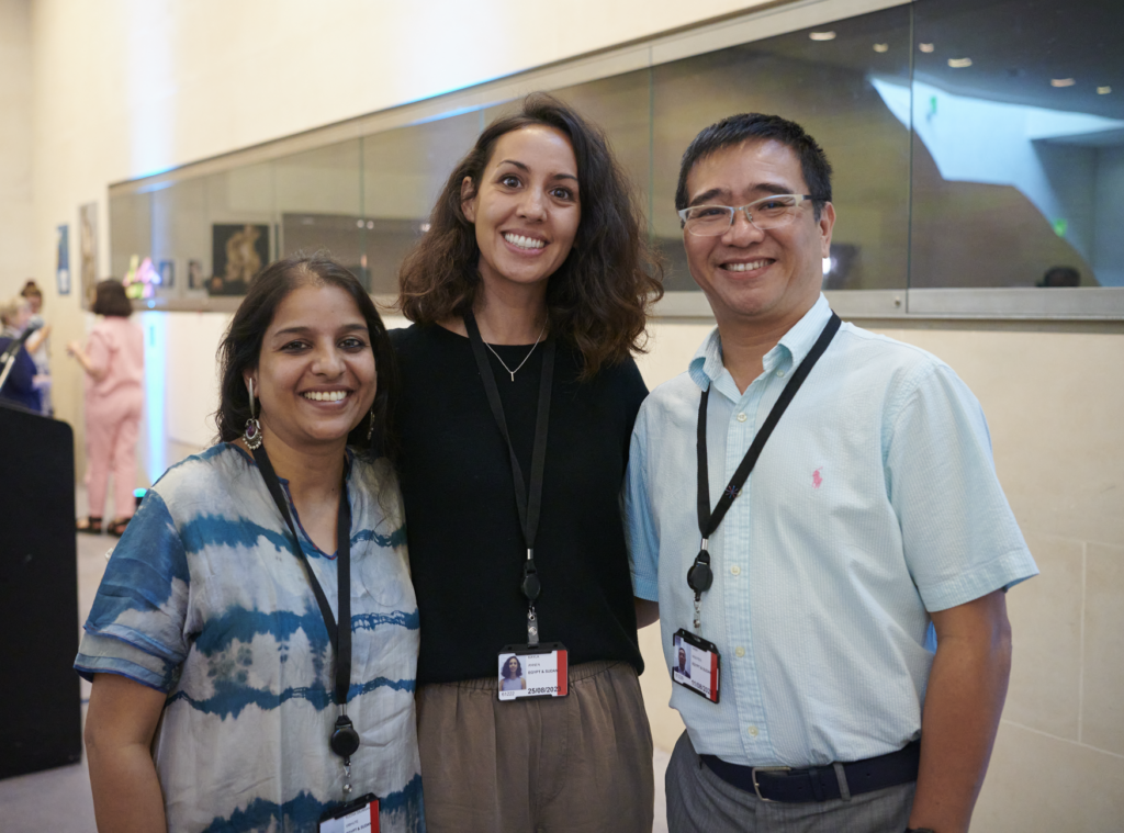 ITP fellows Rucha Vibhute, Kayla Annen and Ninh Hai Nguyen