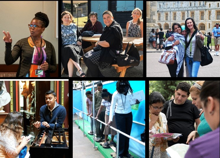 A grid of six photos showing six different senior fellows.