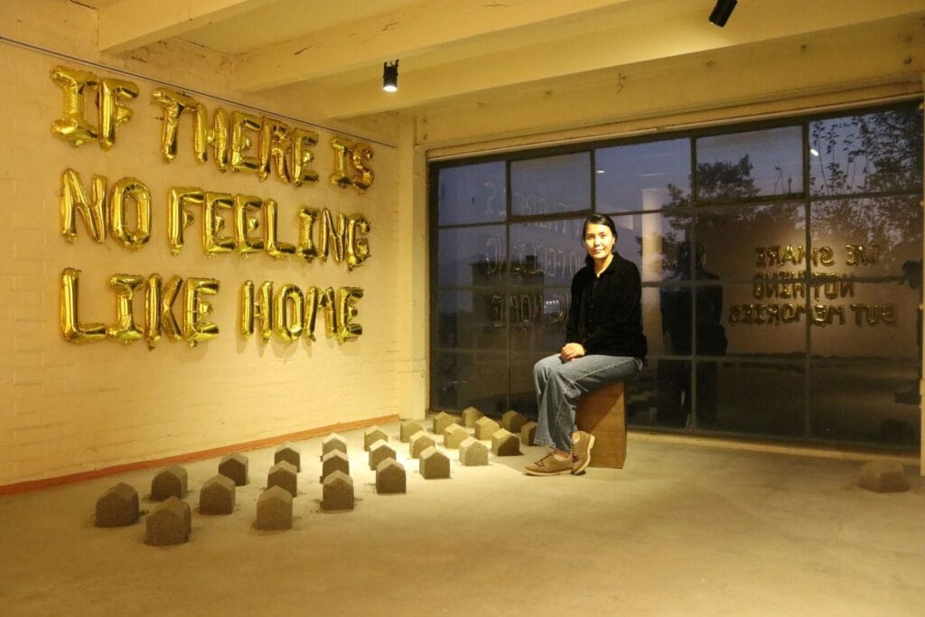 Installation by Pratima Thakali at Taragaon Museum. Featured in the 2023 ITP newsletter