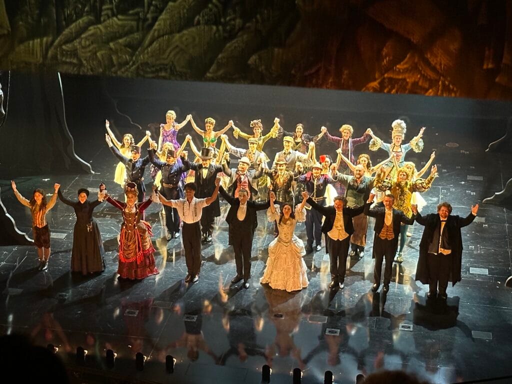 Photograph of the cast of Phantom of the Opera