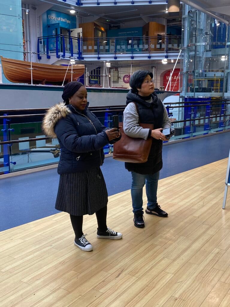 Beatrice Bamigbade at the Discovery Museum in Newcastle