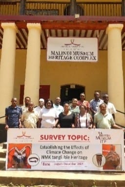 Group photo at Malindi Museum Heritage Complex